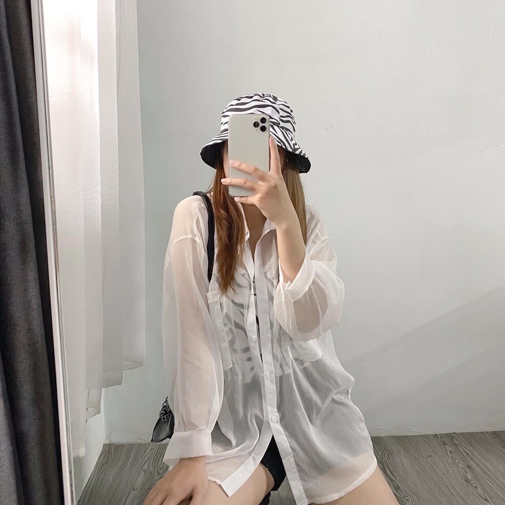 [Mã WASTUP24 giảm 10K đơn 50K] Set áo⚡️SALE⚡️áo sơ mi voan kèm crop ngựa văn siêu xinh obiking [A0100]