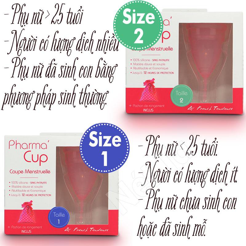 Cốc Nguyệt San Pharma cup chính hãng Pháp