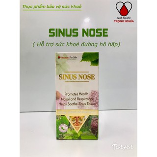 Sinus Nose Vitamins For Life giúp giảm viêm xoang, viêm mũi dị ứng