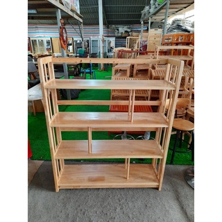 Kệ Sách Gỗ 💖MIỄN SHIP💖4 Tầng Rộng 100cm Gỗ Cao Su Siêu Bền