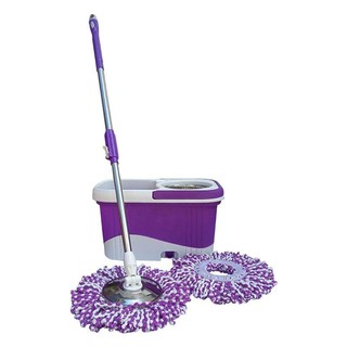 BỘ CHỔI LAU NHÀ CÔNG NGHỆ THÁI LAN +CÂY LAU INOX CỠ ĐẠI TẶNG KÈM 1 BÔNG LAU.