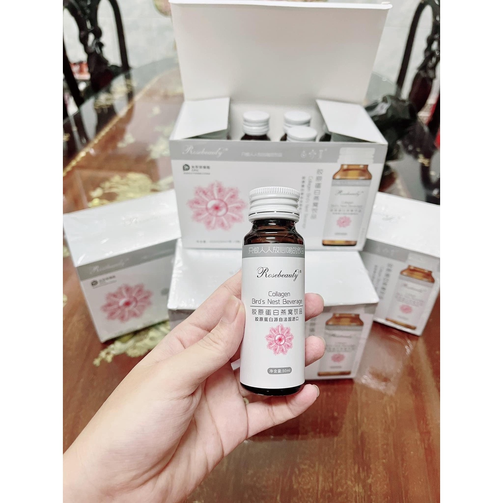 HỘP 8 CHAI Collagen Yến Rosebeauty