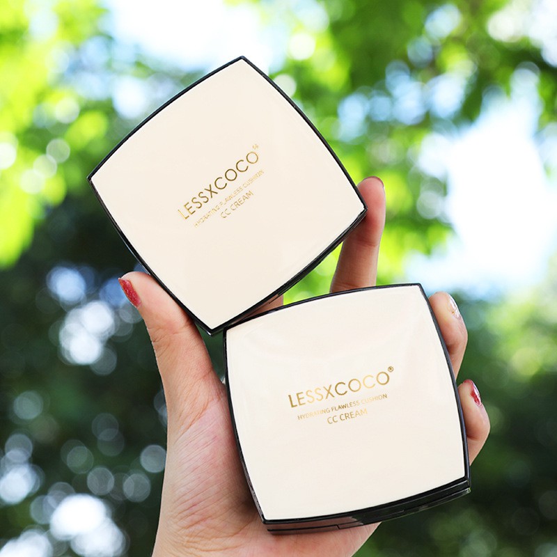 (Hàng Mới Về) Phấn Nước LESSXCOCO Khuyết Điểm Dưỡng Ẩm Kiềm Dầu Lâu Trôi Air Cushion Bb Cream Che thế giới skinfood mĩ phẩm nội địa trung | BigBuy360 - bigbuy360.vn