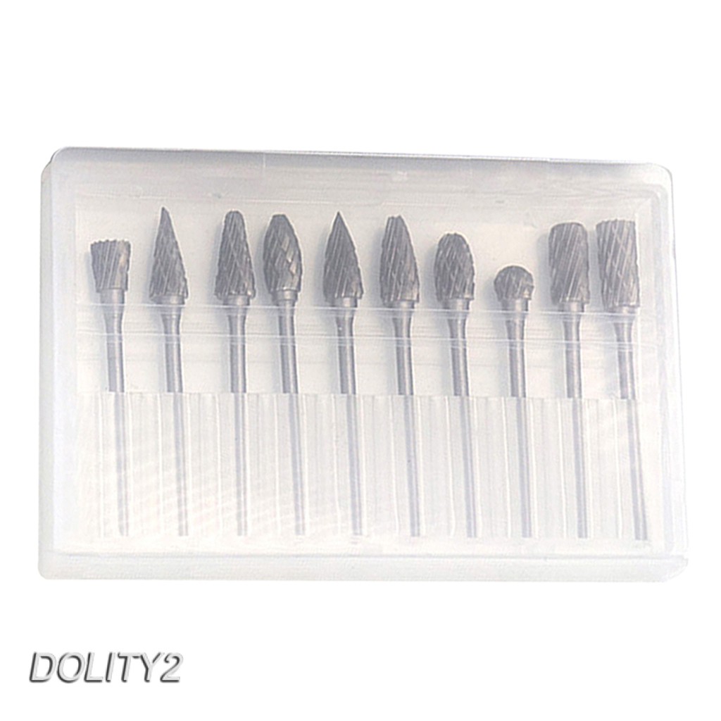 Double Slot Tungsten Carbide Burr Rotary File for Woodworking