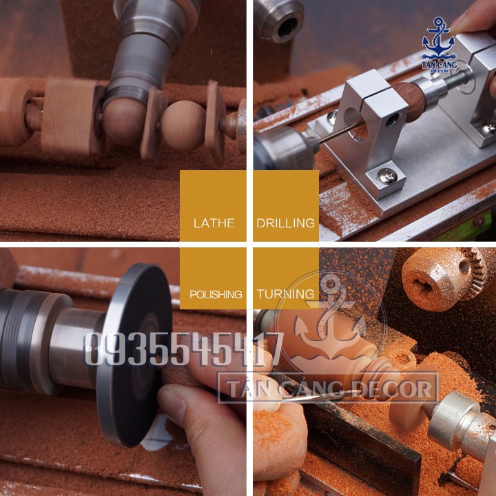 Máy Tiện Hạt Chuỗi 2 Môtơ WenWan
