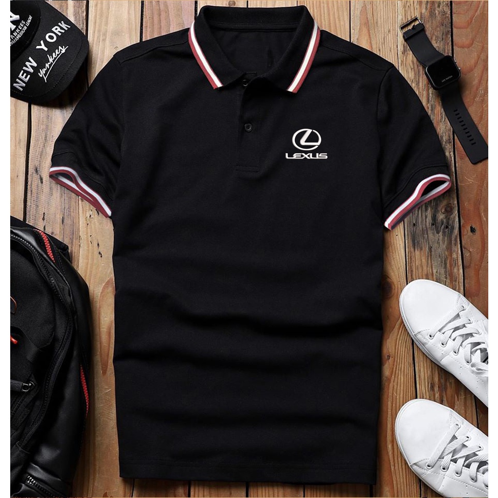 |LOGO THÊU| Áo thun Polo LEXUS Cao Cấp - Polo có cổ Logo Hãng Xe Ô tô nhiều màu Sang Trọng
