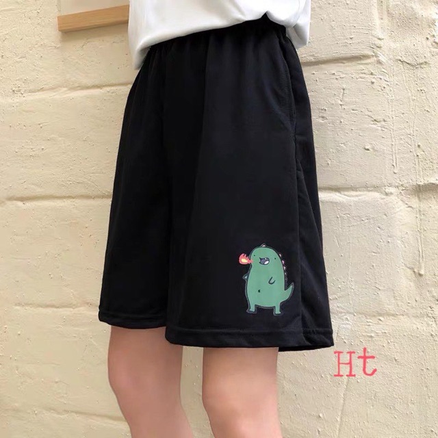 Quần ngố Khủng long phun lửa In 5D H2A377