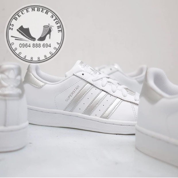 Giày thể thao #ADIDAS #SUPERSTAR TEM BẠC siêu đẹp