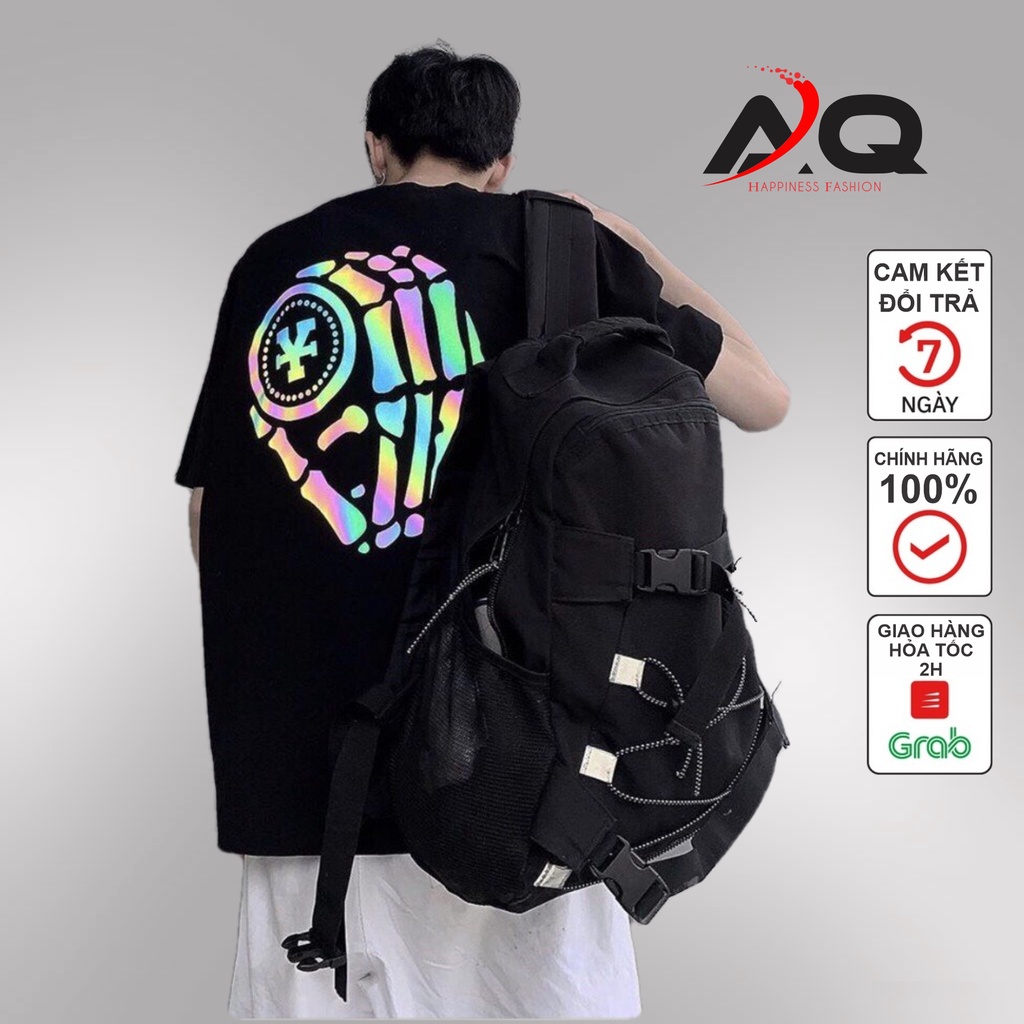 Áo Thun Phản Quang THE WAY Form Rộng Tay Lỡ ATPQ07 Unisex AQ STORE