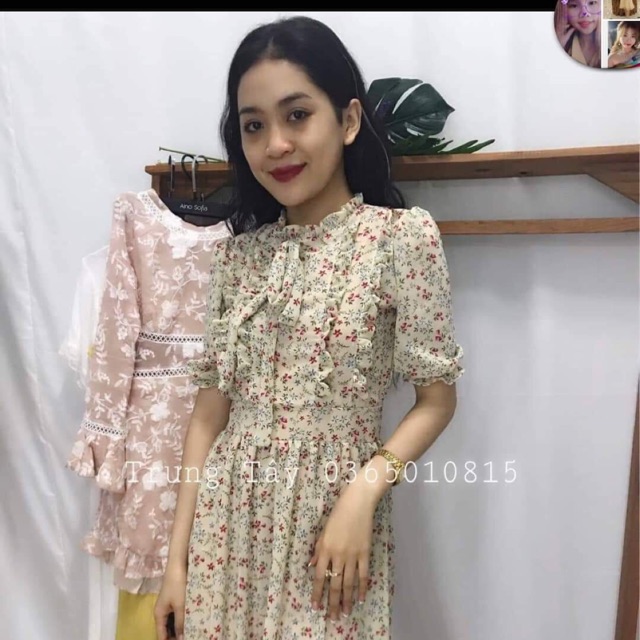 Váy hoa nhi tiểu thư