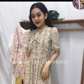 Váy hoa nhi tiểu thư