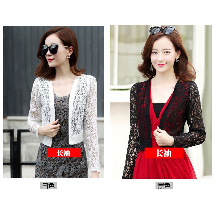 Áo khoác ren nhẹ phong cách