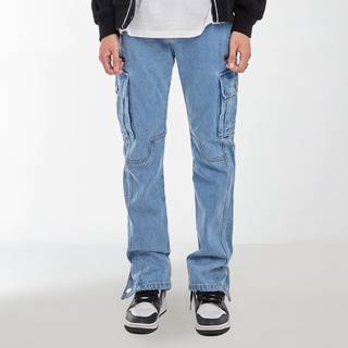 Quần Jeans Túi hộp nút bấm Amrish