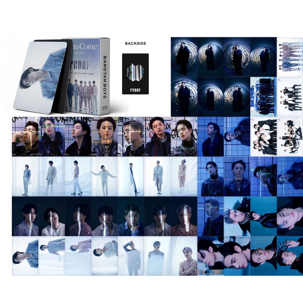 Set 55 Tấm Thẻ Hình Các Thành Viên Nhóm BTS