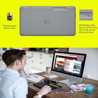 Bàn phím Bluetooth Logitec K480 - Bàn phím Logitec cao cấp