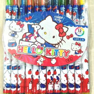 Bộ bút màu sáp vặn 12 cây dài