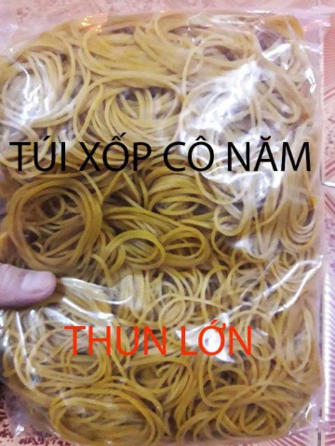 1KG DÂY THUN VÀNG  CỘT RAU, SỮA CHUA, NƯỚC LÈO...