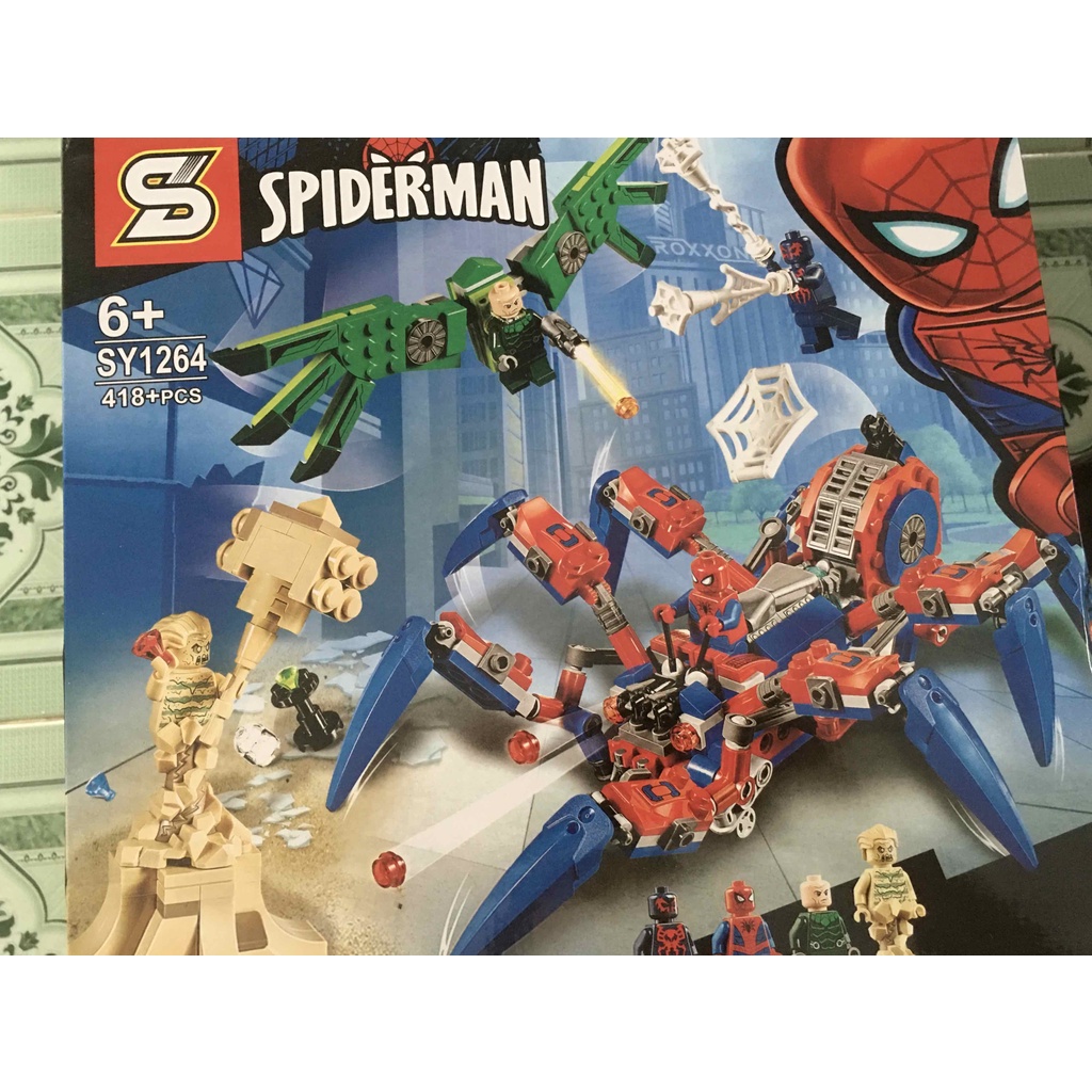bộ lắp ráp Lego- Spiderman người nhện