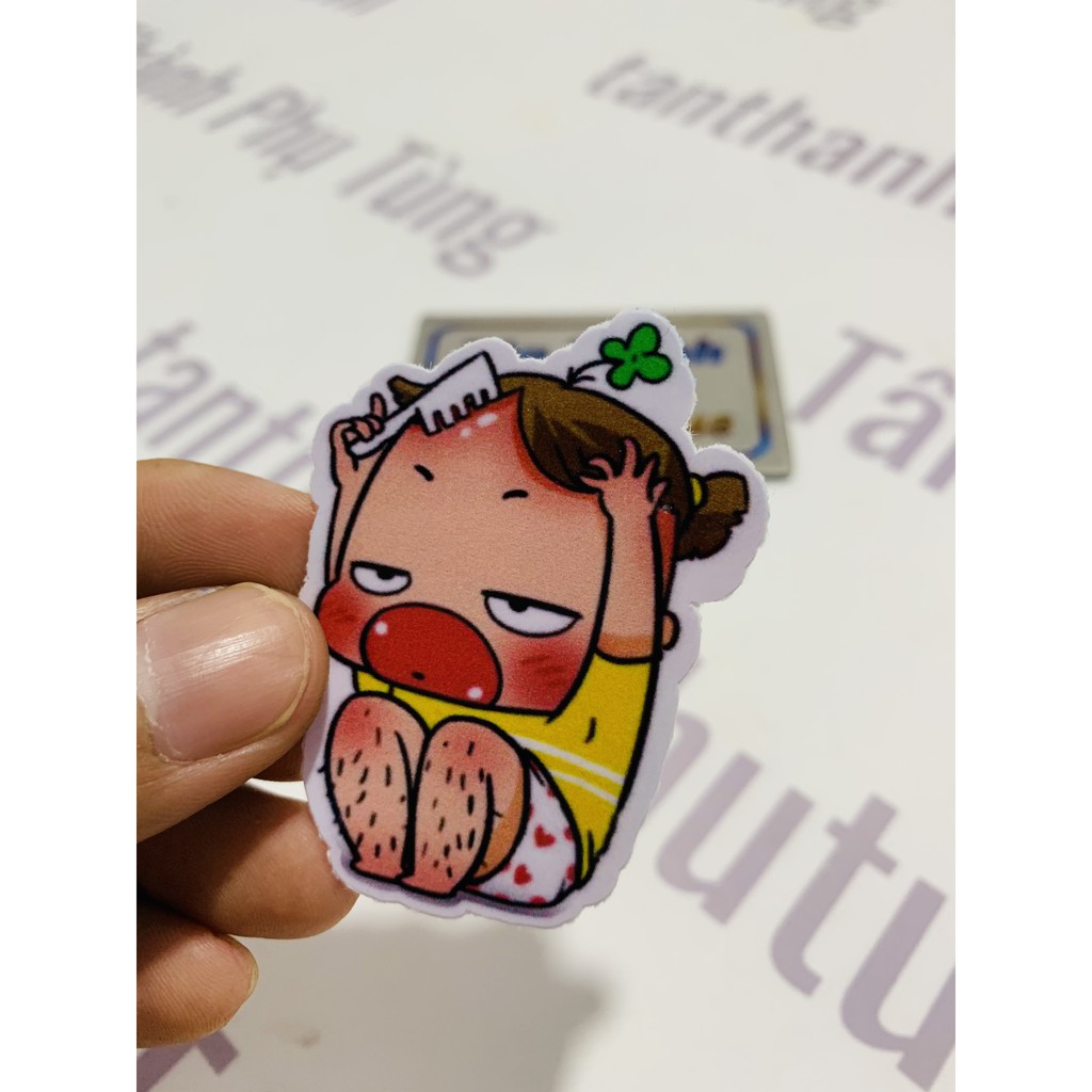 Tem Stiker Quỳnh AK dán xe máy, laptop, nón bảo hiểm(giá 1 tem)