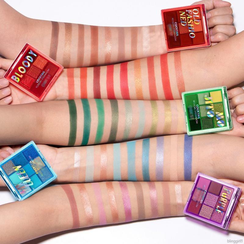 [Hàng mới về] Bảng phấn mắt Cocktail 9 màu chất lì lâu trôi tông nude giữ màu hoa hồng/ xanh biển/ lilac/ xanh mint | BigBuy360 - bigbuy360.vn