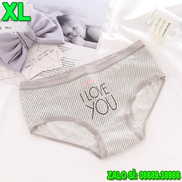 SỈ RẺ NHẤT_ Quần Lót 5 Kiểu I Love U Siêu Đẹp SIZE TO XL