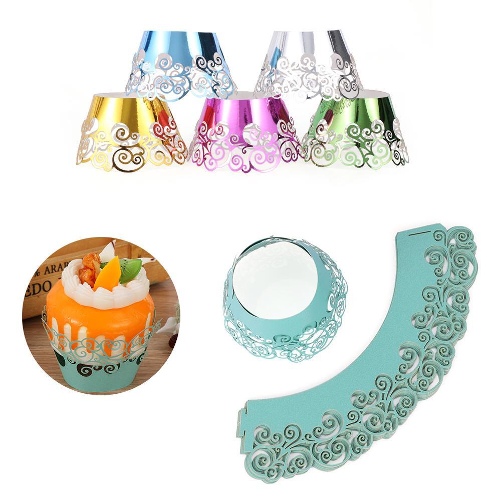 YOLA Set 12 Đế Giấy Lót Bánh Cupcake Tiện Lợi Ốp