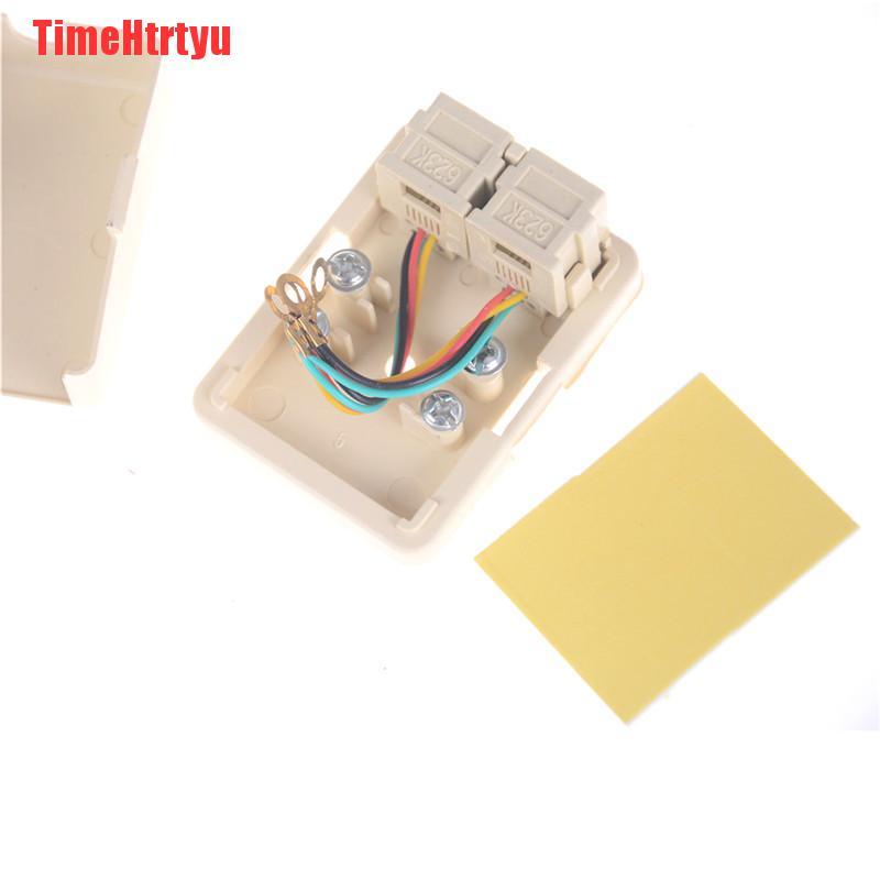 1 Ổ Cắm Điện Thoại Gắn Tường Timehttyu 4c Rj11