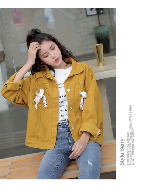 Áo khoát kaki nữ phon rộng uizaang hàng quốc | BigBuy360 - bigbuy360.vn