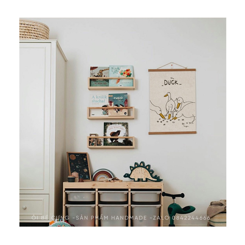Tranh treo tường Vải canvas nẹp gỗ siêu nhẹ Trang trí phòng khách, phòng ngủ, cho bé sơ sinh, quà thôi DECO