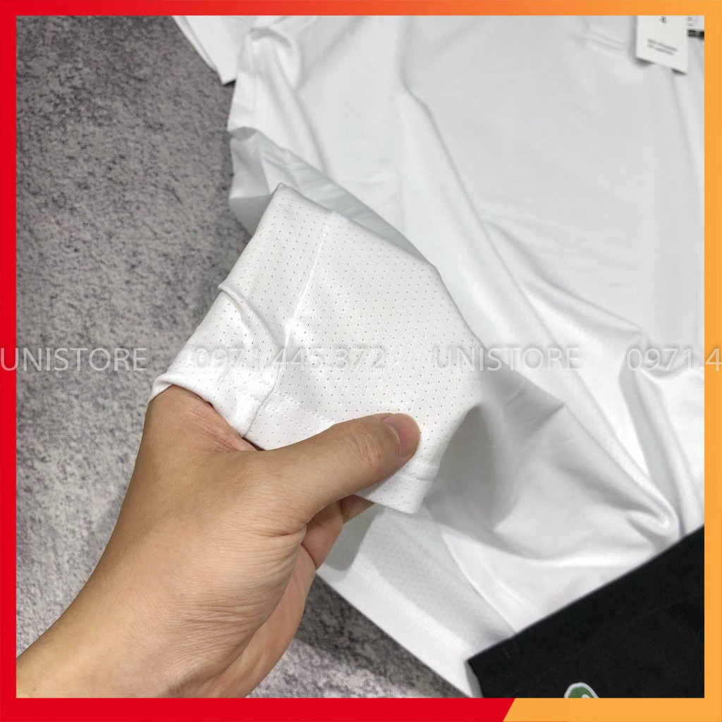 Bộ thể thao gym cổ bẻ nam chất thun lạnh thông hơi BLAC11 | BigBuy360 - bigbuy360.vn