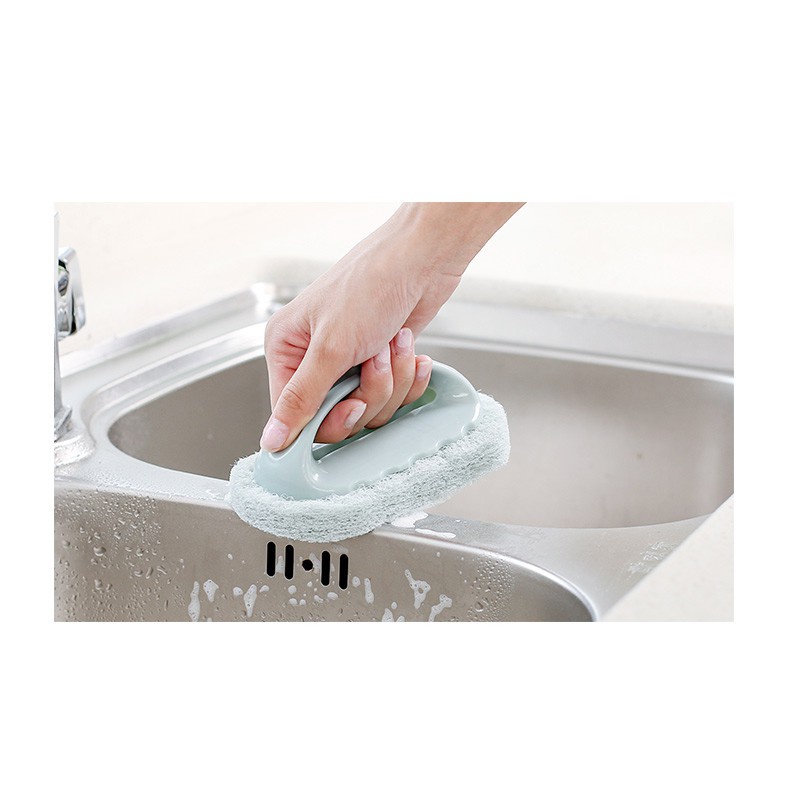 Bàn Chải Vệ Sinh Đa Năng Có Tay Cầm (Bàn Chải Mướp)