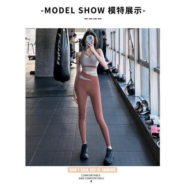 Bộ quần áo tập gym yoga nữ spandex 25% hàng cao cấp