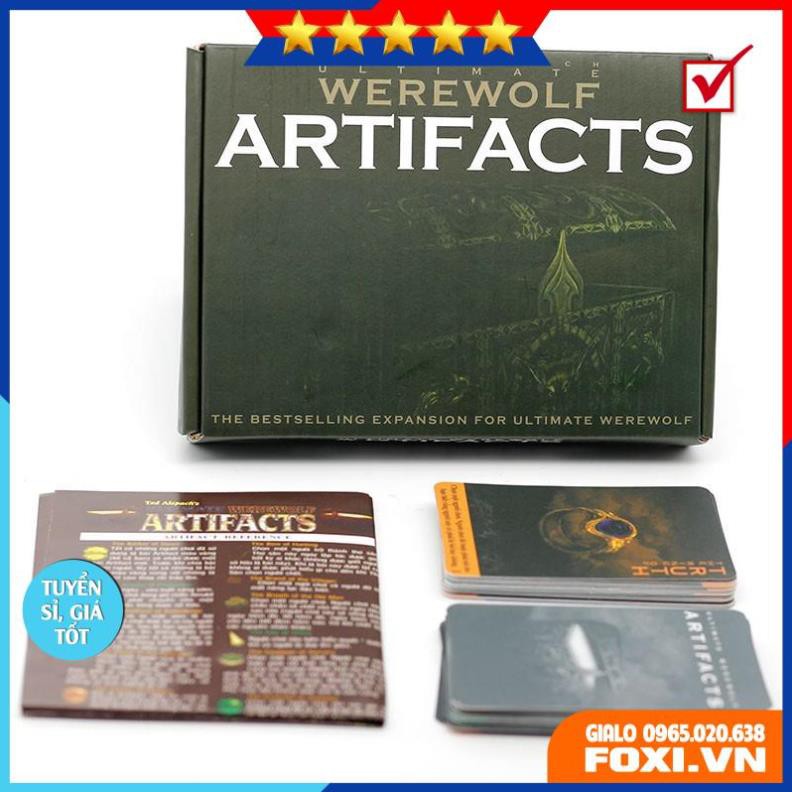 Boardgame Ma Sói Ultimate mở rộng Artifact-Cổ Vật Huyền Thoại-Phiên bản Tiếng Việt-Trò chơi trí tuệ