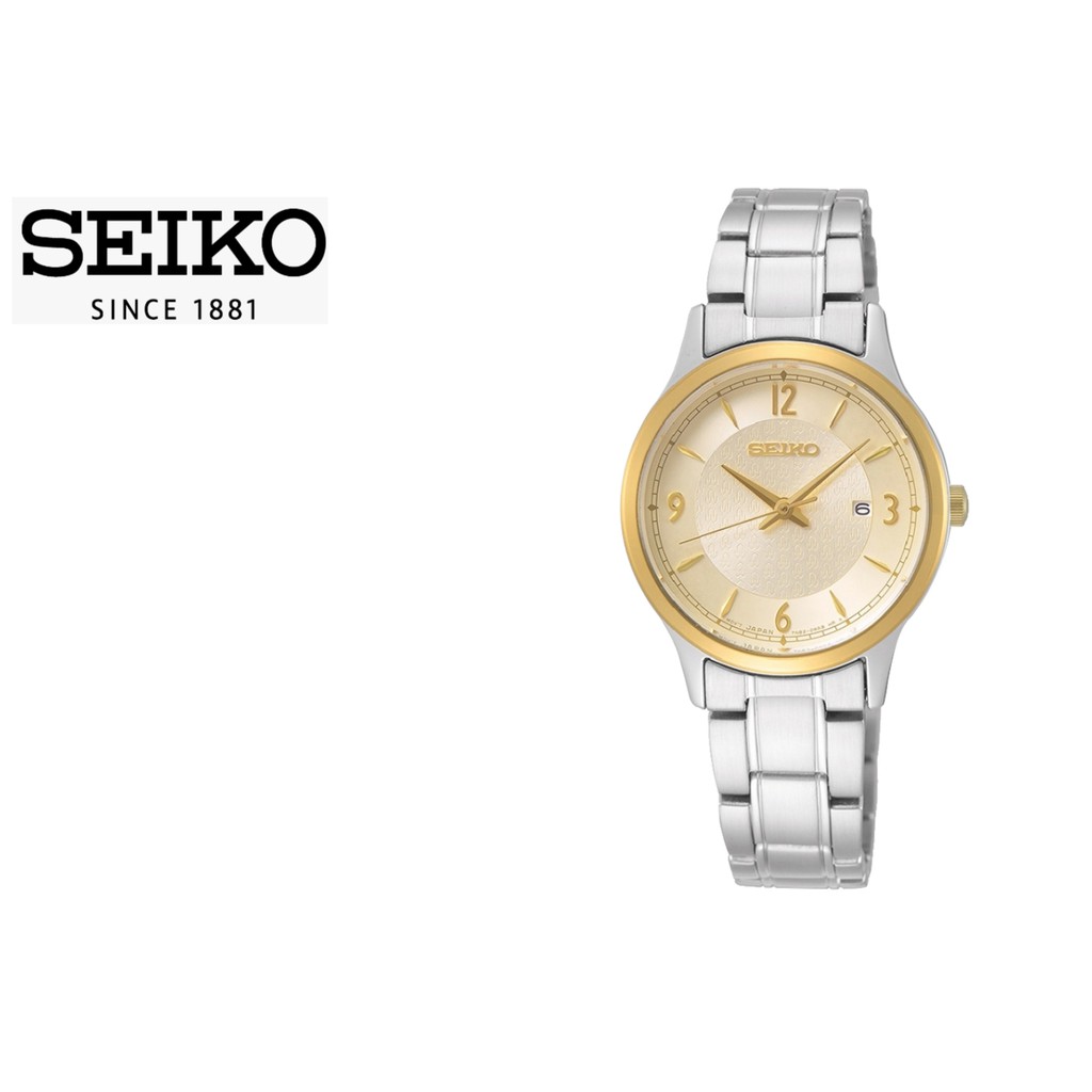 Đồng hồ nữ Seiko SXDH04P11 dây thép, mặt kính Hardlex (Kính cứng) thanh lịch quý phá
