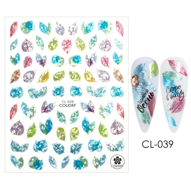 Nhãn Dán Trang Trí Móng Tay Họa Tiết Hoa Đẹp Mắt