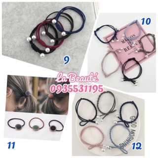 Cột tóc đủ kiểu thun Hàn Quốc chắc chắn