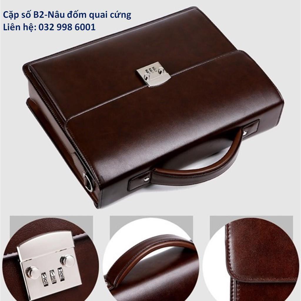[uy tín] Cặp da khóa số nam siêu bền B2 nâu | BigBuy360 - bigbuy360.vn
