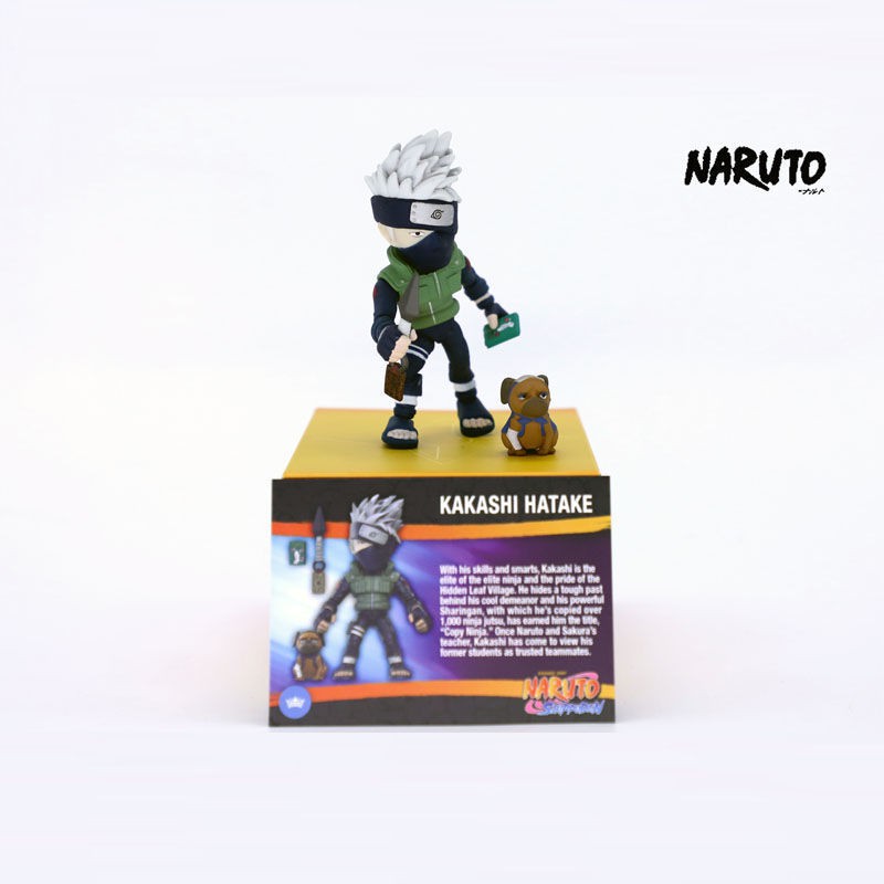 Hộp mù Naruto đích thực, đồ chơi hợp thời trang làm bằng tay, khớp cử động được, trí búp bê anime hai chiều phiê