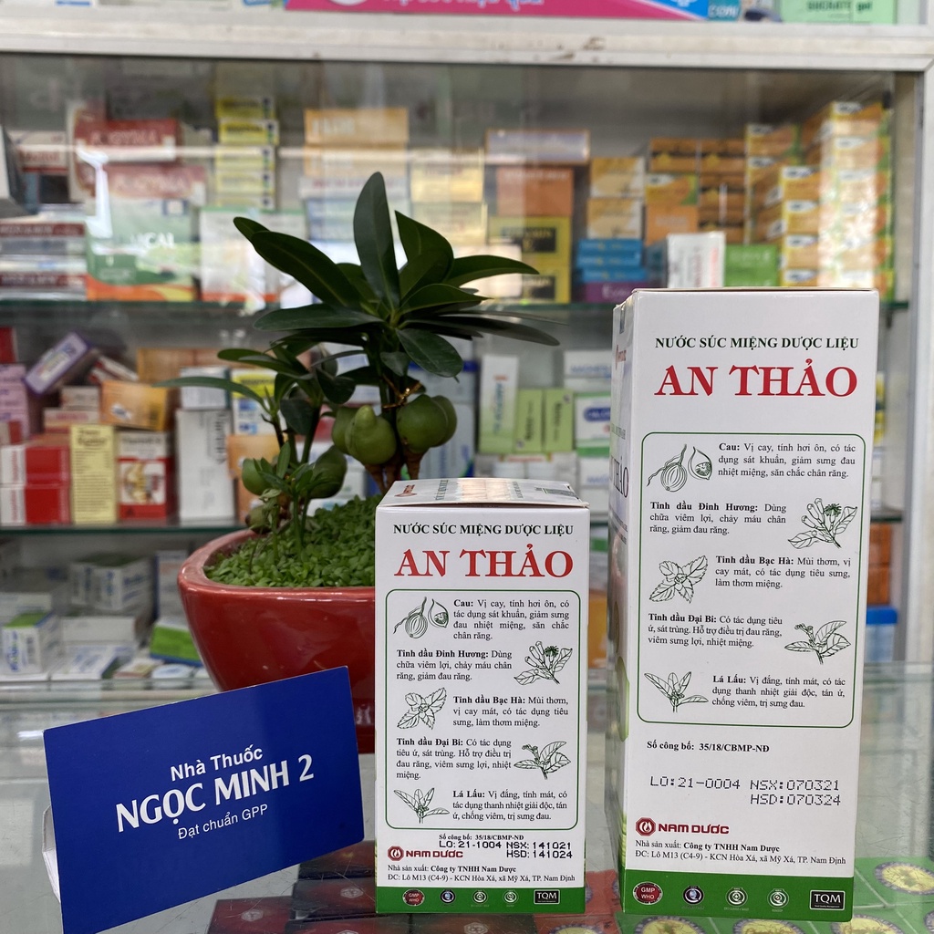 ✅  Nước Súc Miệng Dược Liệu An Thảo
