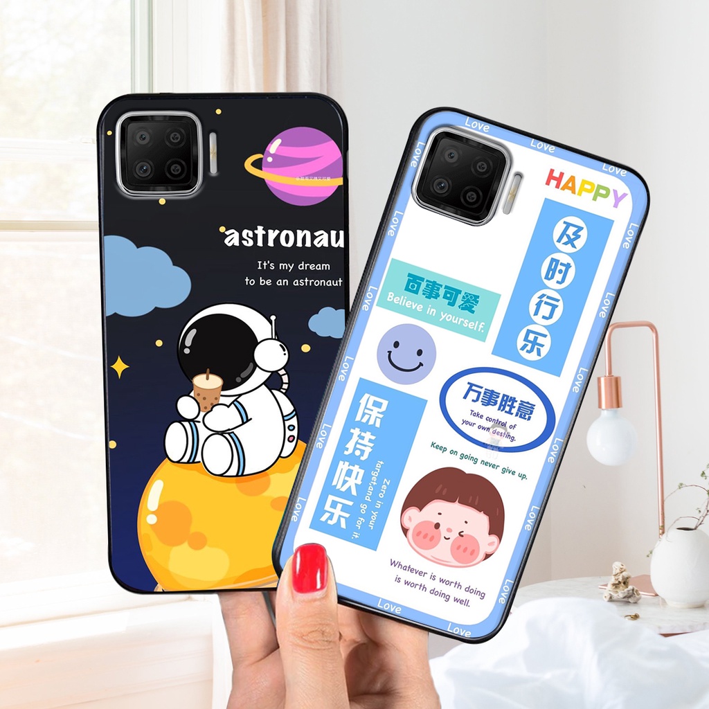 Ốp lưng Oppo A73 in hình 3D GẤU cute be@r, soda, happy day cực hot ,thời thượng