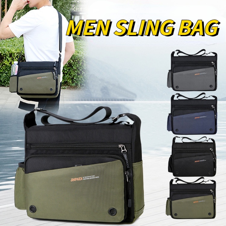 Túi Đeo Chéo Cỡ Lớn Chống Trộm Không Thấm Nước Tiện Dụng Cho Nam