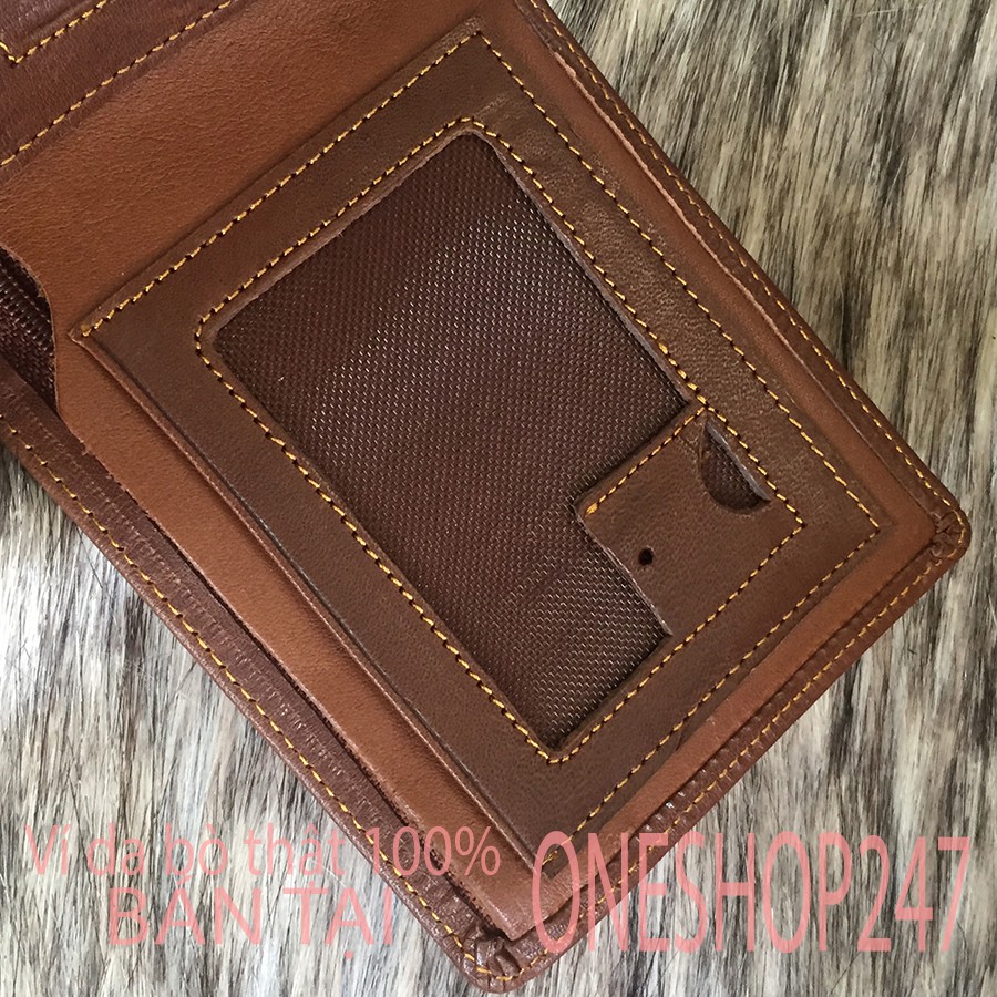 Ví nam A31V,  bóp nam ví da bò nguyên miếng chuẩn đẹp