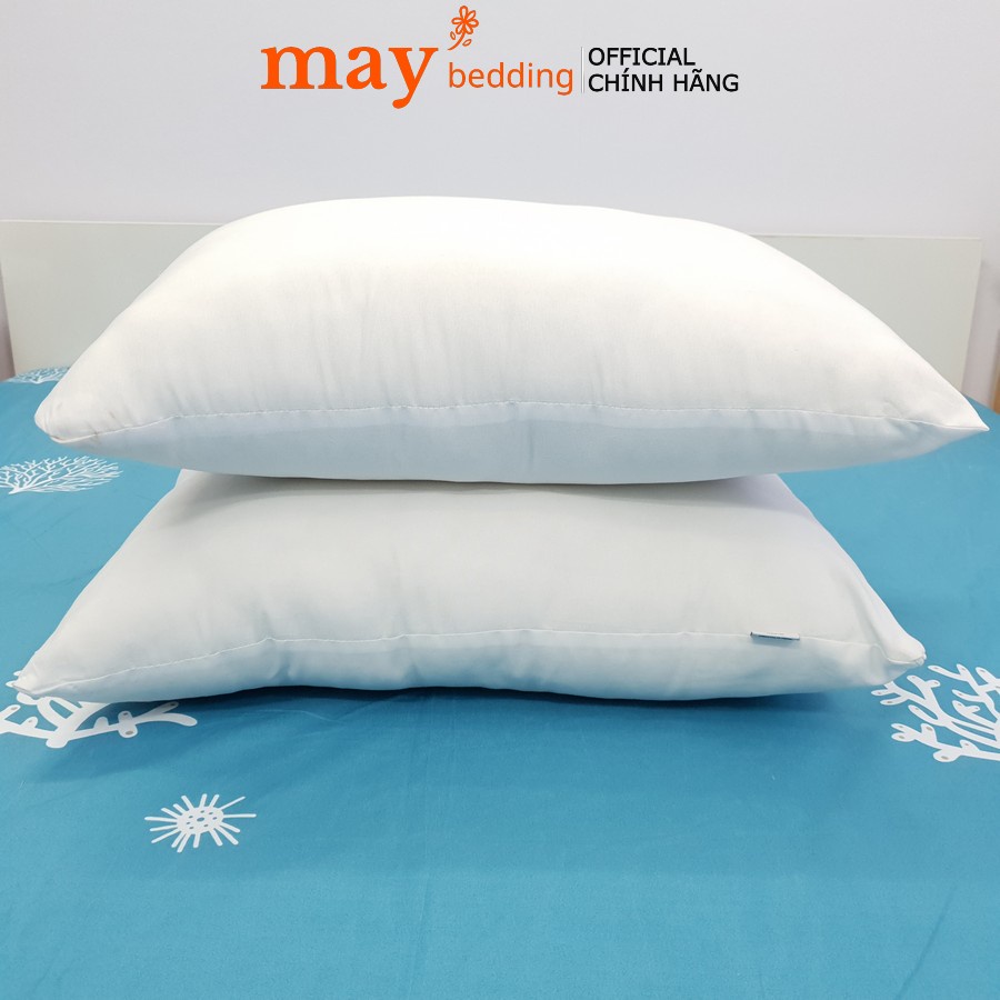 Ruột gối nằm May Bedding bông tinh khiết ép hơi chân không vỏ cotton kích thước 40x60 cm