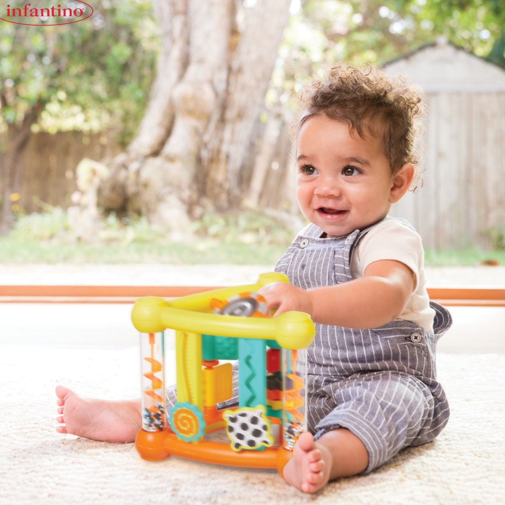 Đồ Chơi Hoạt Động Phát Triển Giác Quan Hình Tam Giác Infantino - Activity Triangle Dành Cho Bé