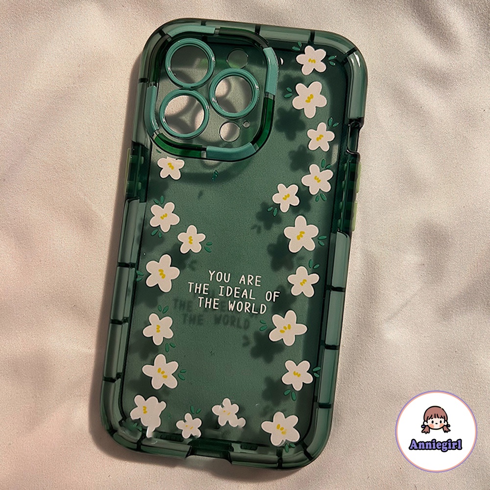 Ốp Điện Thoại TPU Mềm Trong Suốt Chống Sốc Chống Mồ Hôi In Họa Tiết Hoa Cúc Dạ Quang Cho IPhone 13 12 11 Pro Max