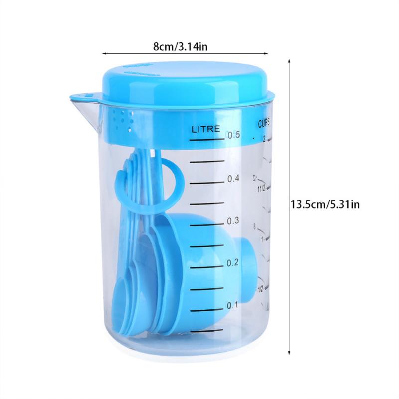 Bộ muỗng và cốc đo lường OSSAYI làm bánh chuyên nghiệp