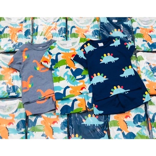 [ Ảnh Thật]Set 3 Bộ Cộc Tay Next Dư Bé Trai Hoạ Tiết Khủng Long Chất Liệu Cotton Mềm Mại