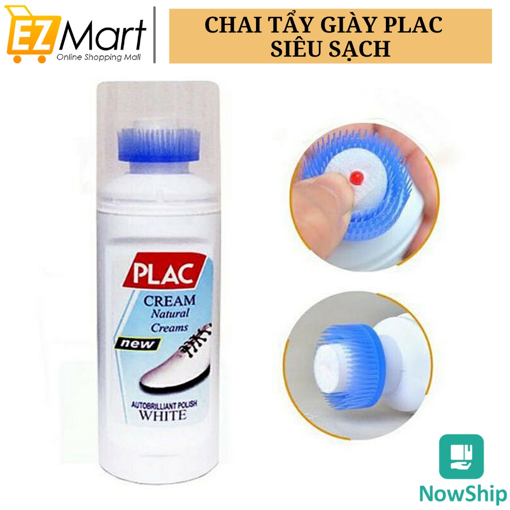 Dung Dịch Tẩy Trắng, Làm Sạch Giày Plac Đánh Bay Mọi Vết Bẩn