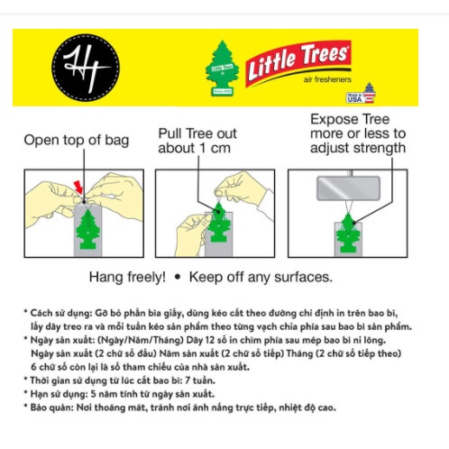 CÂY THÔNG THƠM LITTLE TREES (HÀNG MỸ CHÍNH HÃNG)