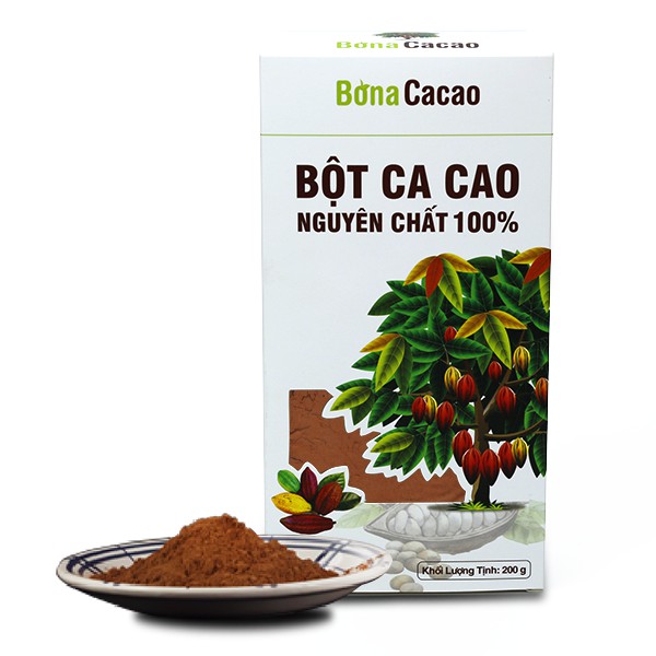 Bột cacao nguyên chất Bona Cacao cao cấp